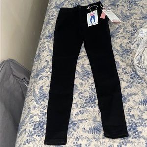 black push up skinny jeans